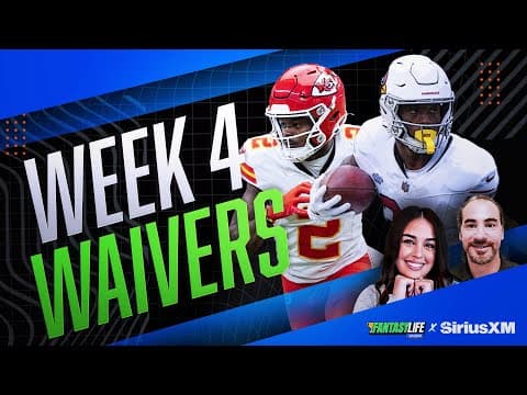 Week 4 Waiver Wire Targets for 2025 Fantasy Football
