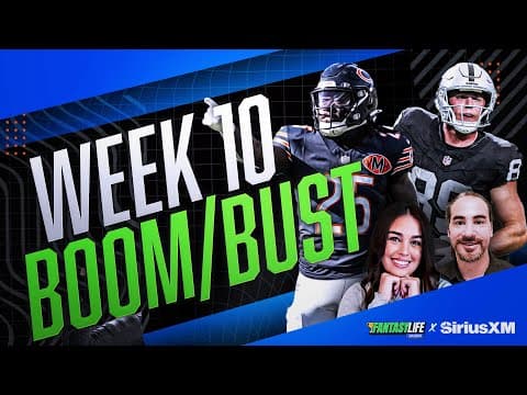 Fantasy Football Boom or Bust? + Early Week 10 Rankings!