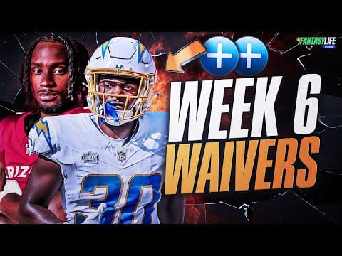 Week 6 Players To Add