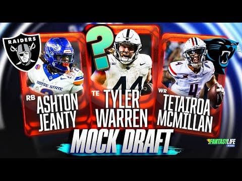 Post-Free Agency 2025 NFL Mock Draft (RB Flying Up Draft Boards?!)