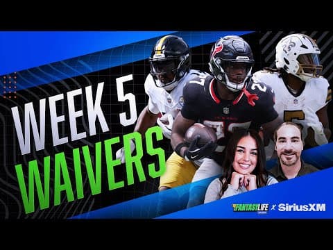 Week 5 Waiver Wire Targets for 2025 Fantasy Football
