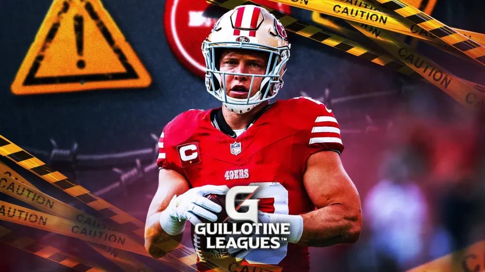 The Most Dangerous Guillotine Leagues™ Draft Possible: Beware Christian McCaffrey In Round 1