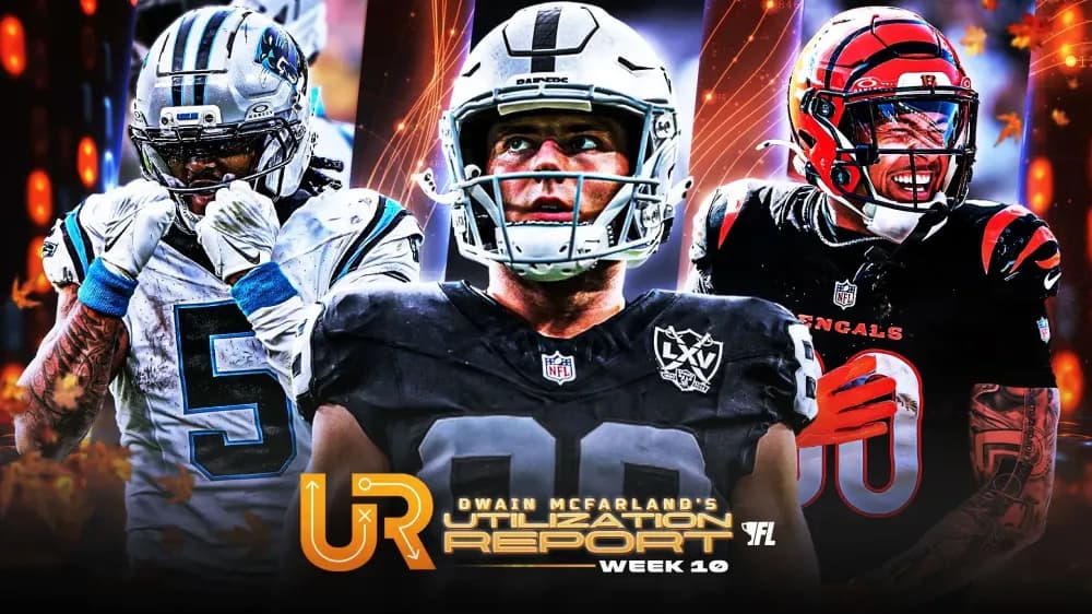 Fantasy Football Takeaways: Brock Bowers' Return Headlines Utilization Report For Week 10