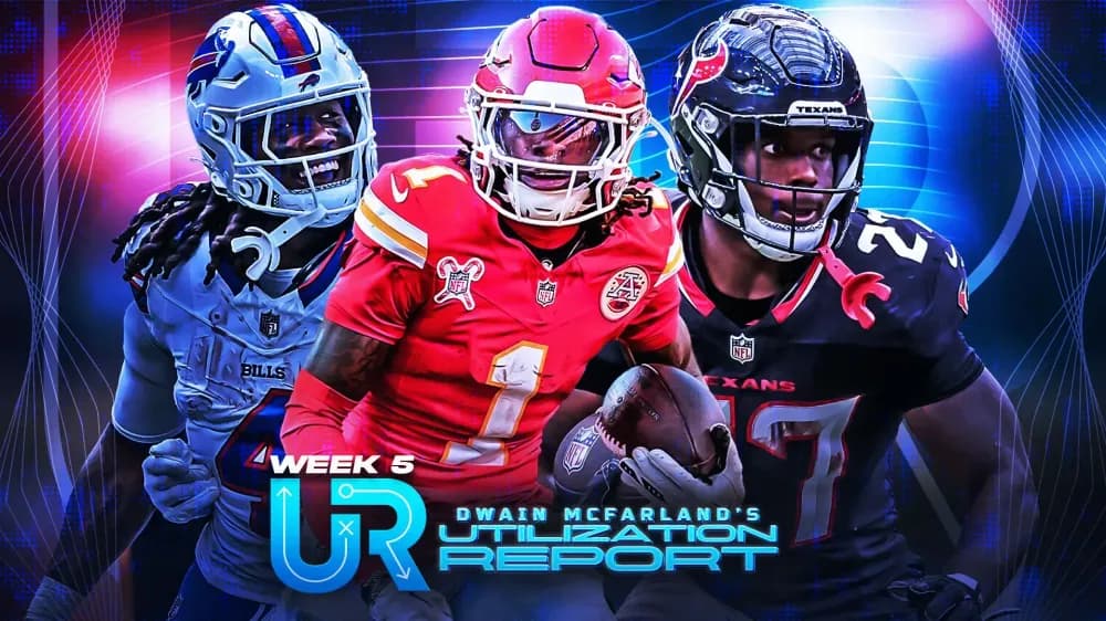 Fantasy Football Takeaways: Woody Marks Leads The Utilization Report For Week 5