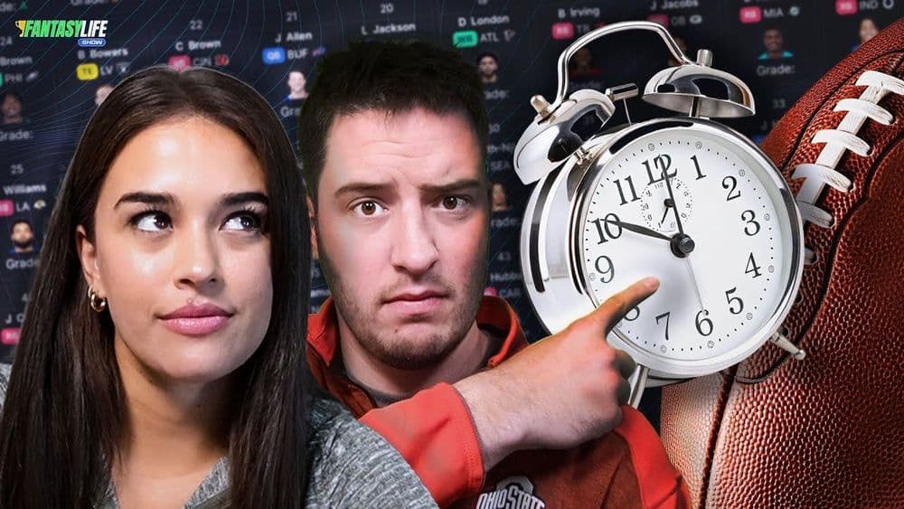 Drafting a Fantasy Football Team in the 11th Hour