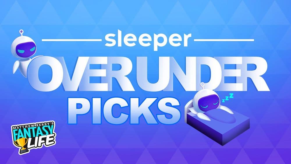 Sleeper Over/Under Picks. Week 10