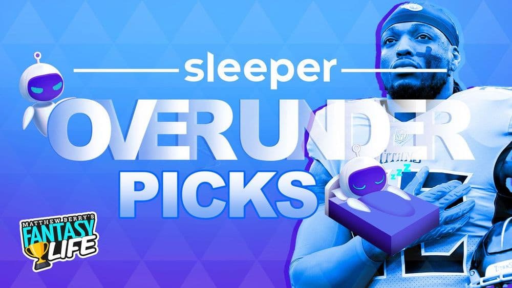 Sleeper Over/Under Picks. Week 13