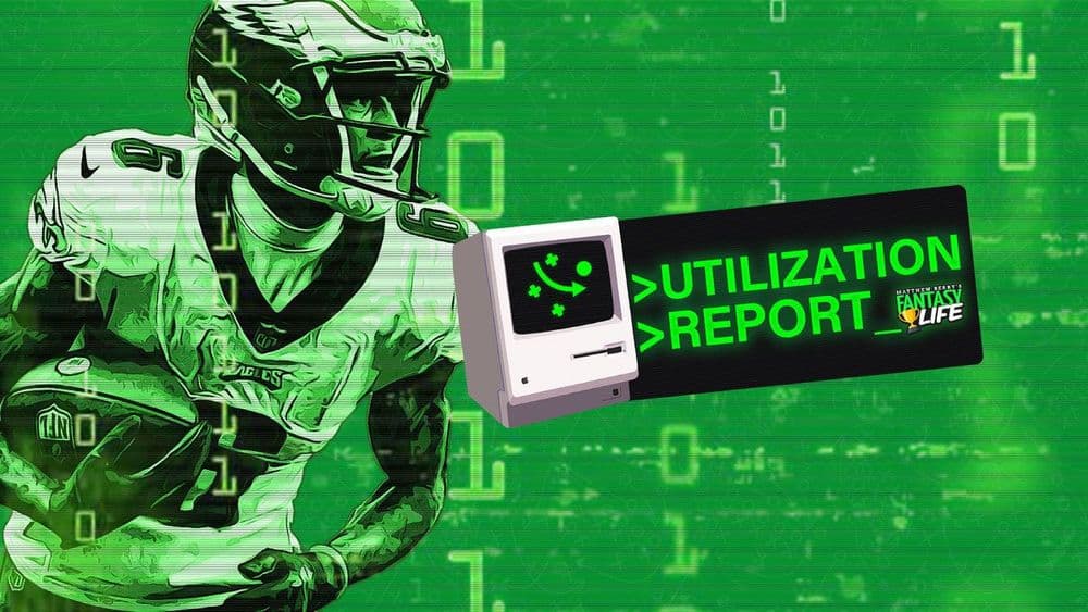 The Utilization Report. Everything you need for Fantasy Football in Week 6