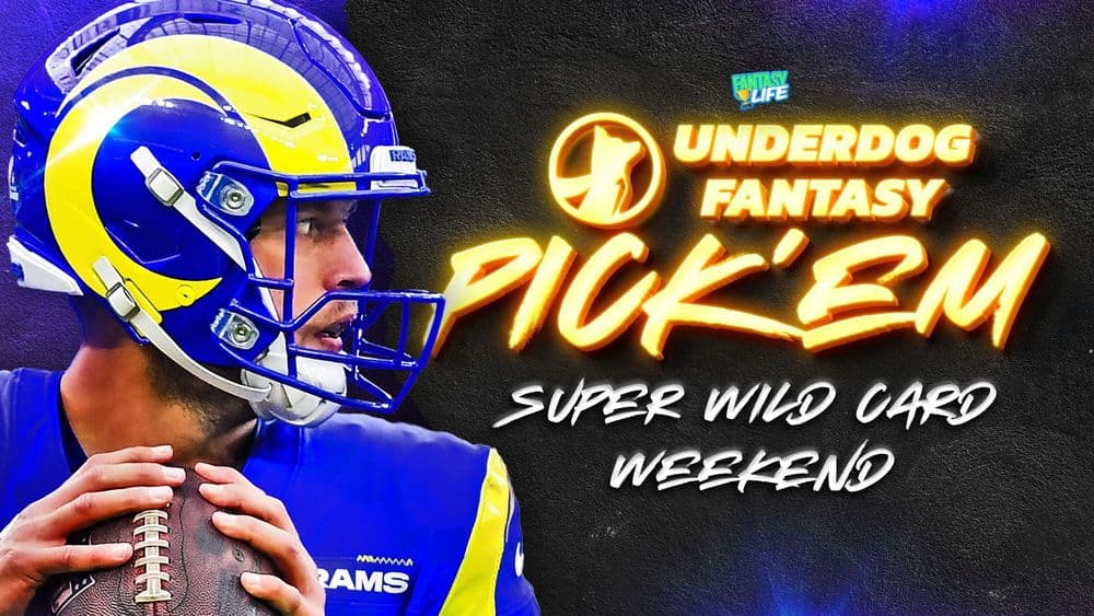 Underdog Pick'em Plays. Top Picks for Super Wild Card Weekend.