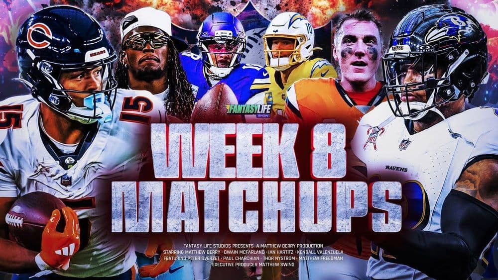 Breaking Down Every Week 8 Matchup for Fantasy Football