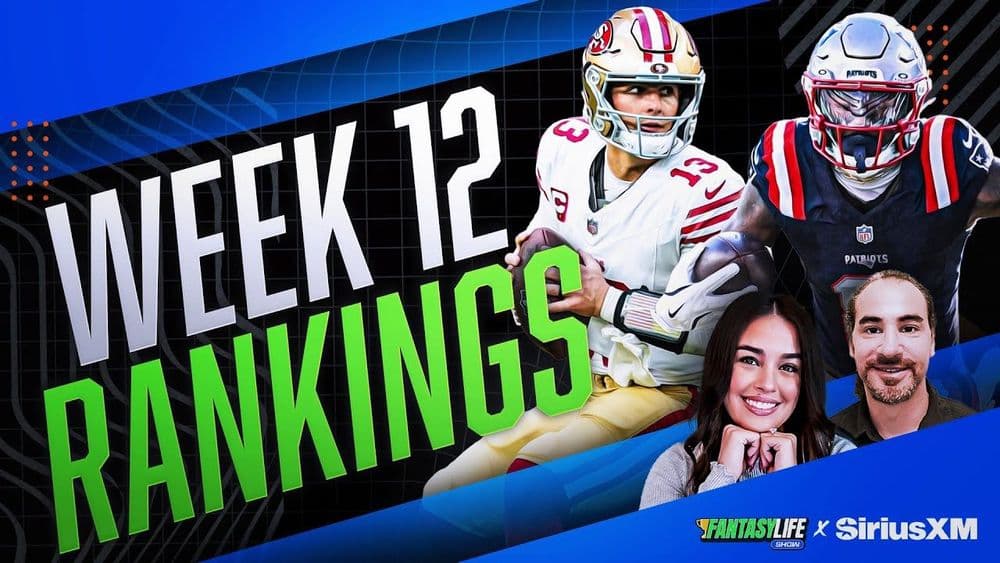 Fantasy Football Week 12 Rankings, Predictions, and TNF Preview!