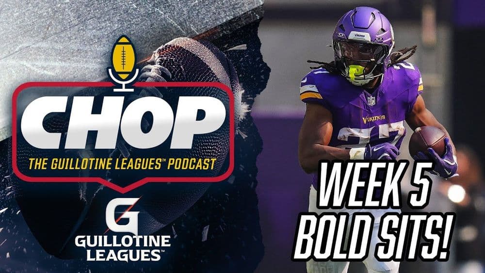 You May Regret Flexing These Players in Week 5 Guillotine Leagues™…