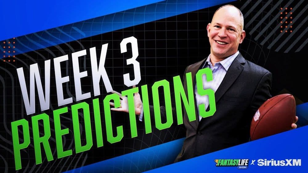 Matthew Berry’s Predictions for Week 3 of 2025 Fantasy Football