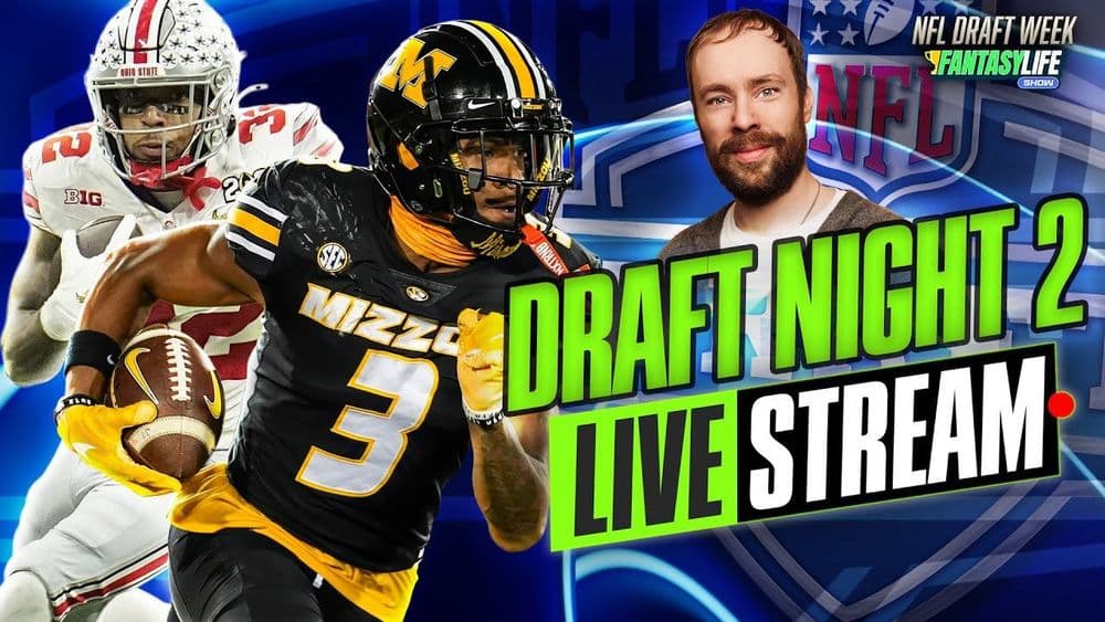 2025 NFL Draft Rounds 2-3 LIVE! (Scouting Profiles, Fantasy Impact & More)