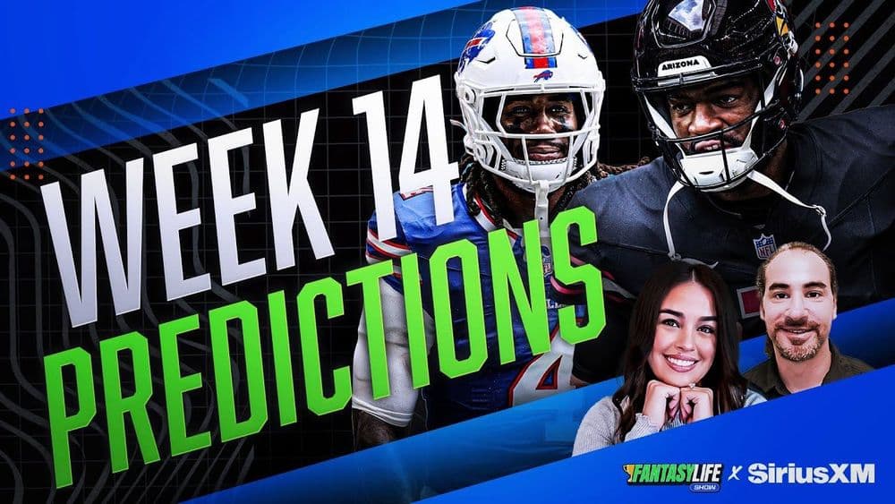 Fantasy Football Week 14 Rankings Risers and Fallers + TNF Preview!