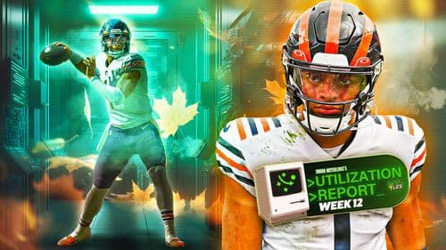 The Utilization Report. Everything You Need For Fantasy Football In Week 12.
